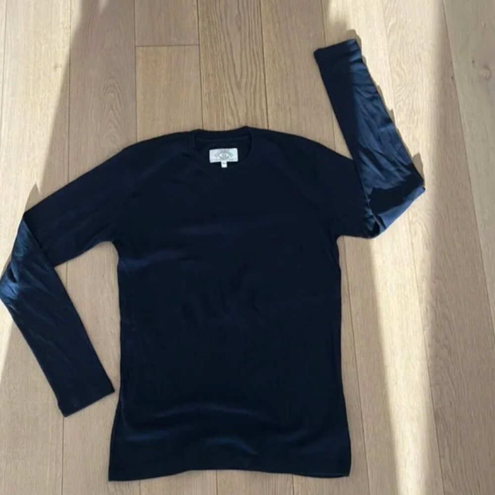 Armani Jeans Navy long sleeve tshirt